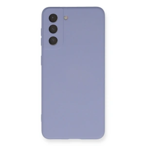Samsung Galaxy S21 Kılıf Nano İçi Kadife Silikon - Lila