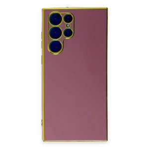 Samsung Galaxy S22 Ultra Kılıf Volet Silikon - Kırmızı