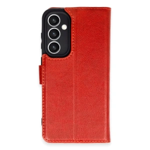 Samsung Galaxy S23 Fe Kılıf Trend S Plus Kapaklı Kılıf - Kırmızı