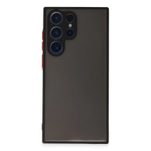 Samsung Galaxy S23 Ultra Kılıf Montreal Silikon Kapak - Siyah