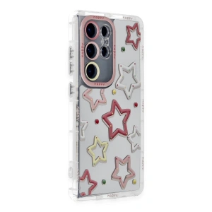 Samsung Galaxy S23 Ultra Kılıf Reflexion Desenli Kapak - Desen 3