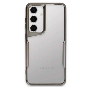 Samsung Galaxy S24 Kılıf Boyi Silikon Kapak - Titan Gri