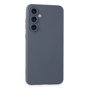 Samsung Galaxy S24 Kılıf Nano İçi Kadife Silikon - Gri