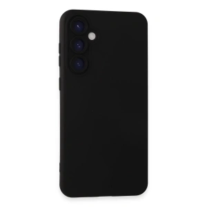 Samsung Galaxy S24 Kılıf Nano İçi Kadife Silikon - Siyah