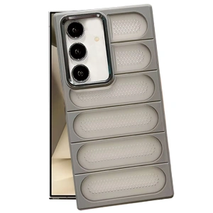 Samsung Galaxy S24 Plus Kılıf Airmax Silikon Kapak - Titan Gri