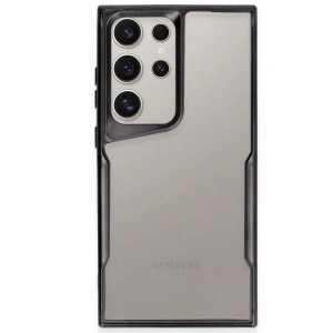 Samsung Galaxy S24 Ultra Kılıf Boyi Silikon Kapak - Siyah
