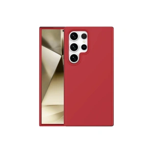 Samsung Galaxy S24 Ultra Kılıf First Silikon - Kırmızı