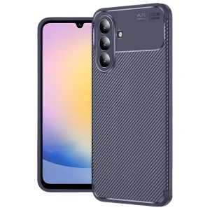 Samsung Galaxy S25 Fe Auto Focus Karbon Kapak - Lacivert