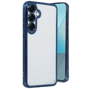 Samsung Galaxy S25 Plus Kılıf Razer Lensli Silikon - Lacivert