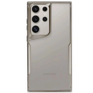 Samsung Galaxy S25 Ultra Kılıf Boyi Silikon Kapak - Titan Gri