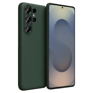 Samsung Galaxy S26 Ultra First Silikon - Koyu Yeşil