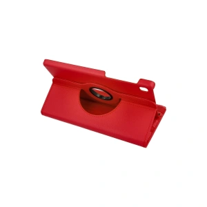 Samsung Galaxy T220 Tab A7 Lite 8.7 Kılıf 360 Tablet Deri Kılıf - Kırmızı