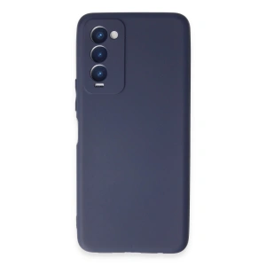 Tecno Camon 18 Kılıf First Silikon - Lacivert