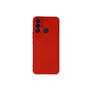 Tecno Pova Neo Kılıf Nano İçi Kadife Silikon - Kırmızı