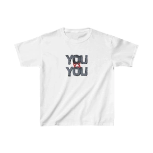 Unisex Çocuk Baskılı - Beyaz