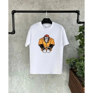 Unisex Çocuk Baskılı T-Shirt - Beyaz