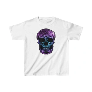 Unisex Çocuk Baskılı T-Shirt - Beyaz