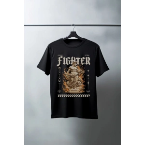 Unisex Oversize 24/1 Penye DTF Baskılı Tişört - DTF101
