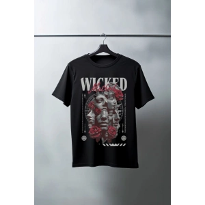 Unisex Oversize 24/1 Penye DTF Baskılı Tişört - DTF104