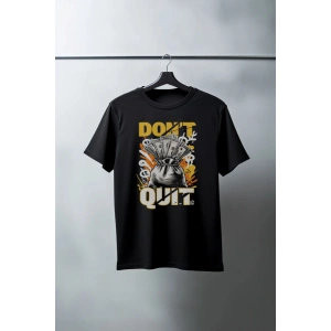Unisex Oversize 24/1 Penye DTF Baskılı Tişört - DTF113