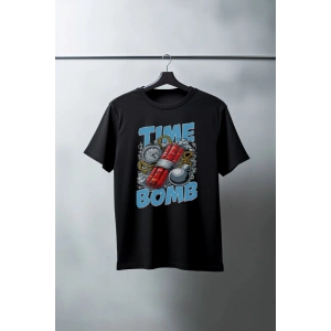 Unisex Oversize 24/1 Penye DTF Baskılı Tişört - DTF115