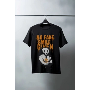 Unisex Oversize 24/1 Penye DTF Baskılı Tişört - DTF124