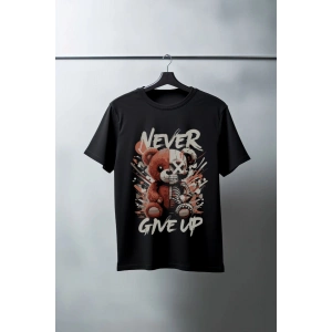 Unisex Oversize 24/1 Penye DTF Baskılı Tişört - DTF127