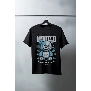 Unisex Oversize 24/1 Penye DTF Baskılı Tişört - DTF131