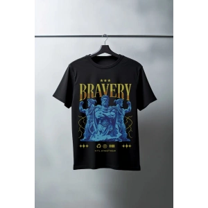 Unisex Oversize 24/1 Penye DTF Baskılı Tişört - DTF140