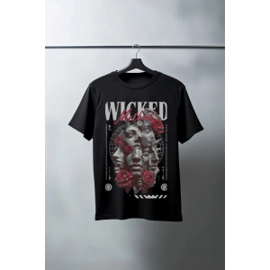 Unisex Oversize 24/1 Penye DTF Baskılı Tişört - DTF142