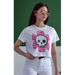 Unisex Oversize 24/1 Penye DTF Baskılı Tişört - DTF146