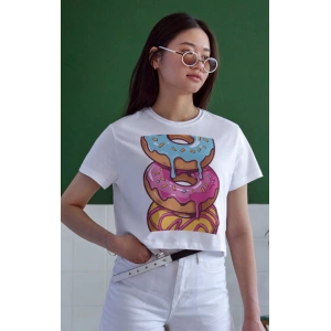 Unisex Oversize 24/1 Penye DTF Baskılı Tişört - DTF149
