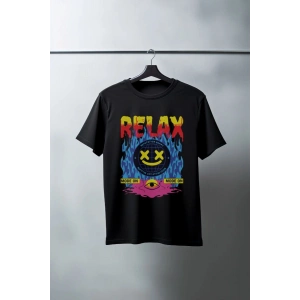 Unisex Oversize 24/1 Penye DTF Baskılı Tişört - DTF162