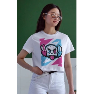Unisex Oversize 24/1 Penye DTF Baskılı Tişört - DTF168