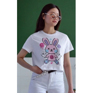 Unisex Oversize 24/1 Penye DTF Baskılı Tişört - DTF170