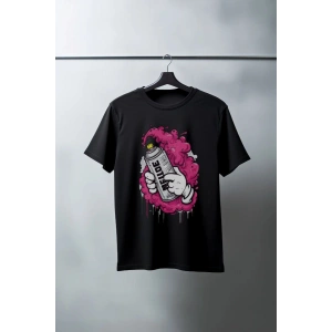 Unisex Oversize 24/1 Penye DTF Baskılı Tişört - DTF179