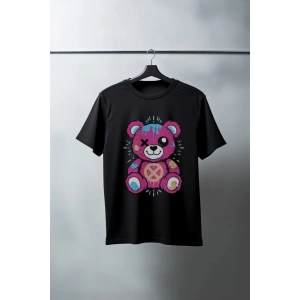 Unisex Oversize 24/1 Penye DTF Baskılı Tişört - DTF182