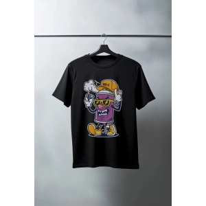 Unisex Oversize 24/1 Penye DTF Baskılı Tişört - DTF183