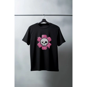Unisex Oversize 24/1 Penye DTF Baskılı Tişört - DTF185