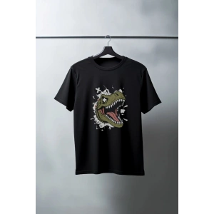 Unisex Oversize 24/1 Penye DTF Baskılı Tişört - DTF186