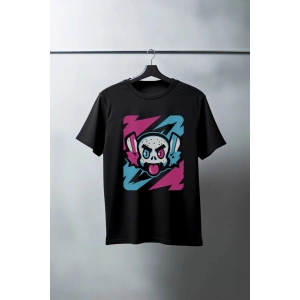 Unisex Oversize 24/1 Penye DTF Baskılı Tişört - DTF193