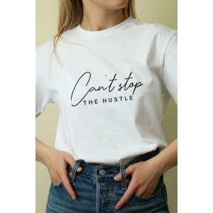 Unisex Oversize 24/1 Penye DTF Baskılı Tişört - DTF210