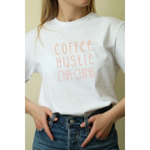 Unisex Oversize 24/1 Penye DTF Baskılı Tişört - DTF217