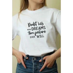 Unisex Oversize 24/1 Penye DTF Baskılı Tişört - DTF224