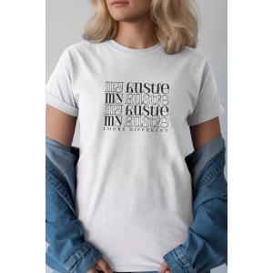 Unisex Oversize 24/1 Penye DTF Baskılı Tişört - DTF251