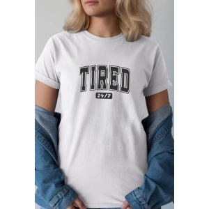 Unisex Oversize 24/1 Penye DTF Baskılı Tişört - DTF262