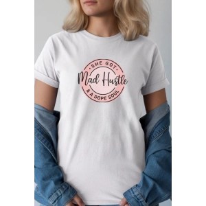 Unisex Oversize 24/1 Penye DTF Baskılı Tişört - DTF263