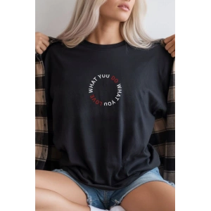 Unisex Oversize 24/1 Penye DTF Baskılı Tişört - DTF289