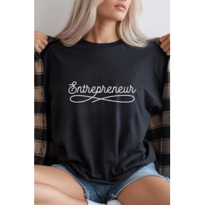 Unisex Oversize 24/1 Penye DTF Baskılı Tişört - DTF298