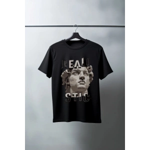 Unisex Oversize 24/1 Penye DTF Baskılı Tişört - DTF70
